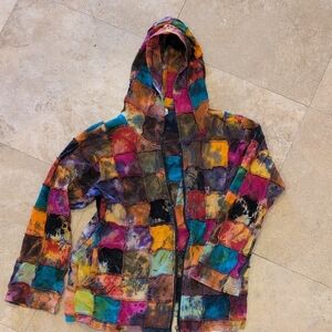 Colorful Patchwork Hoodie